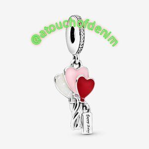 Pandora Happy Bday Balloon Dangle Charm